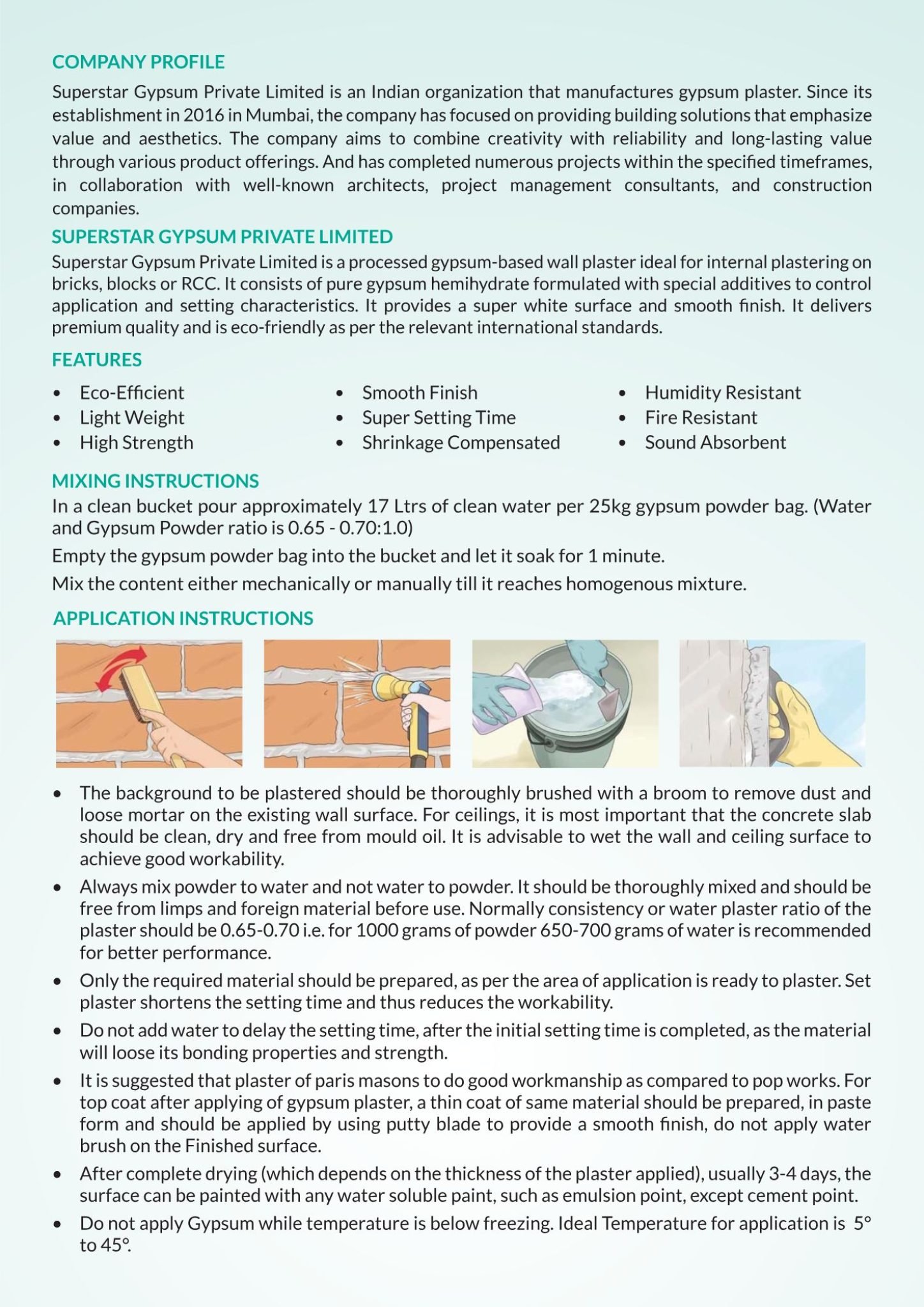 superstar Gypsum D1 2